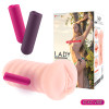 Мастурбатор Lady с вибропулей телесный TPR KOKOS M03-001-02V