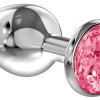 Анальная пробка Diamond Pink Sparkle Large 4010-03Lola