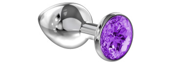 Анальная пробка Diamond Purple Sparkle Large 4010-05Lola