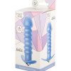Анальная пробка с вибрацией Twisted Anal Plug Blue (Батарейки ААА) 5007-02lola