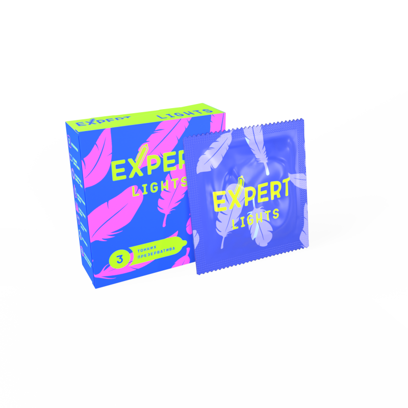 Презервативы Expert Lights 3 шт 9236ex