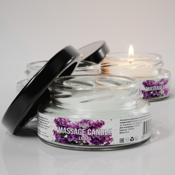 Твёрдое массажное масло SGAN Сирень 50 мл 9422sg