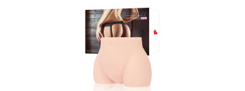 Мастурбатор-торс Real Hips Cherry телесный с двумя каналами KOKOS M10-03-21