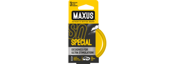 Презервативы точечно-ребристые MAXUS Special №3 ж/к