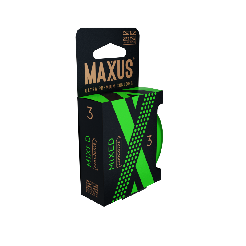 Презервативы MAXUS Mixed гладкие и текстурированные №3 5993mx