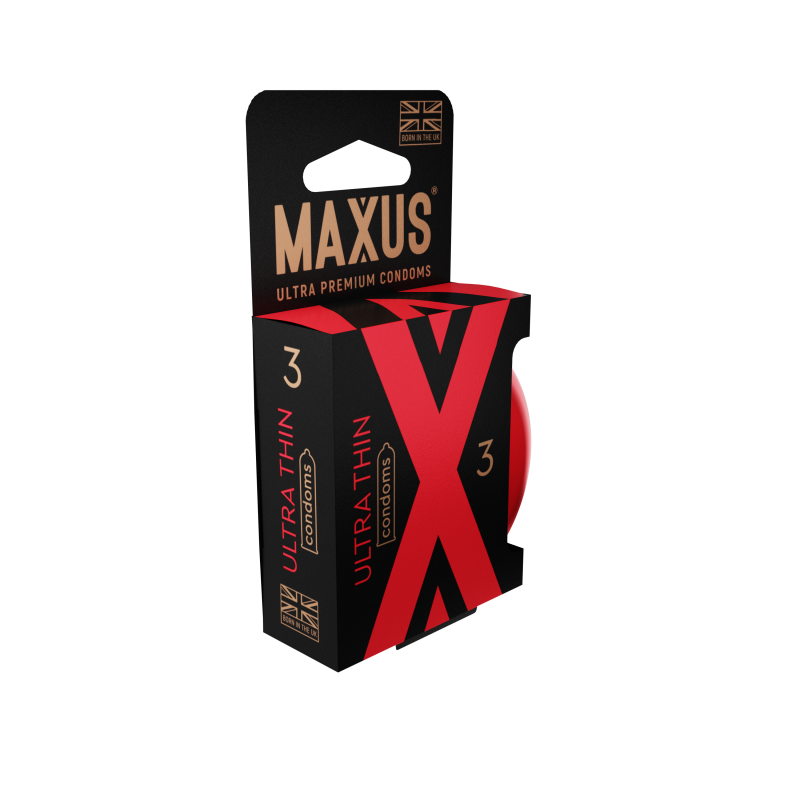 Презервативы Ультратонкие MAXUS Sensitive №3 ж/к
