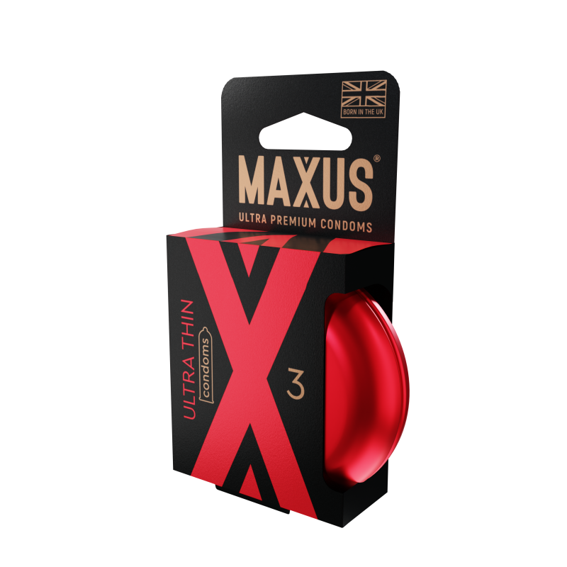 Презервативы Ультратонкие MAXUS Sensitive №3 ж/к