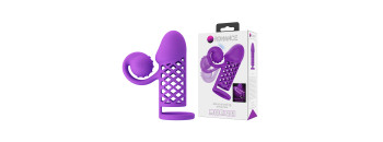 Вибронасадка с клиторальным отростком Pretty Love MC57