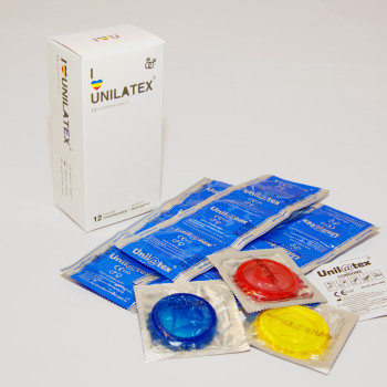 Презервативы Unilatex Multifruits 12 шт+3шт в подарок 3014Un