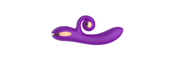 Силиконовый вибратор-кролик с функцией вращения SW3052-purple