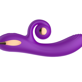 Силиконовый вибратор-кролик с функцией вращения SW3052-purple