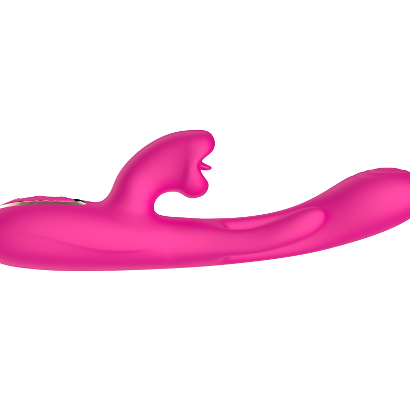 Вибратор с вакуумной стимуляцией клитора и фингерингом SW3053