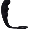 Анальный стимулятор с эрекционным кольцом Mountain Range Anal Plug Black 4218-01Lola