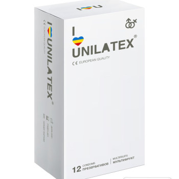 Презервативы Unilatex Multifruits 12 шт+3шт в подарок 3014Un