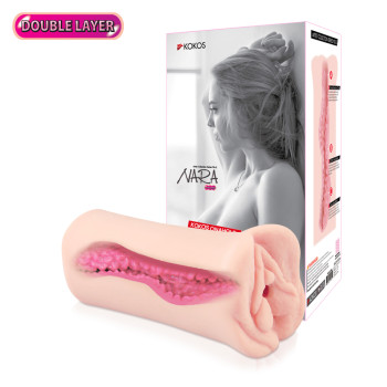 Мастурбатор Nara двойной слой телесный KOKOS M04-001-005D