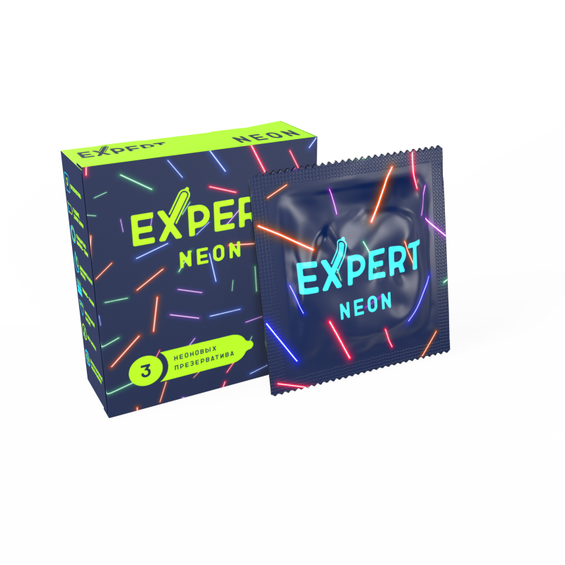 Презервативы Expert Neon 3 шт 9311ex