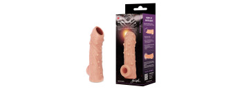 Насадка Nude Sleeve с пупырышками телесная TPE KOKOS NS-002-M