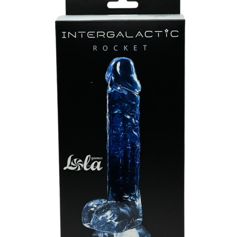 Прозрачный дилдо Intergalactic Rocket 7080-05lola