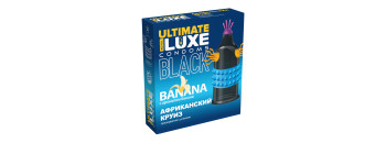 Презервативы Luxe BLACK ULTIMATE Африканский Круиз (Банан) 4715lux