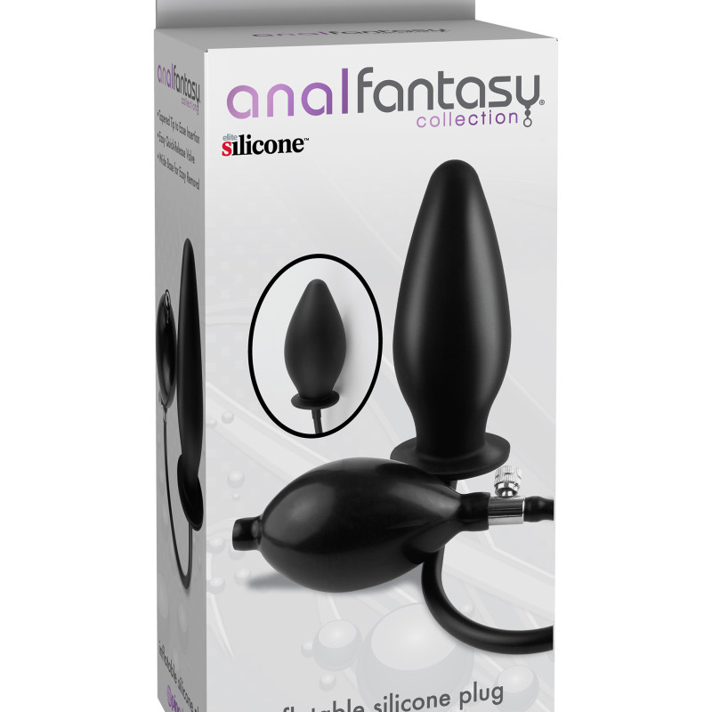 Расширяющийся анальный стимулятор Inflatable Silicone Plug Pipedream 466823PD