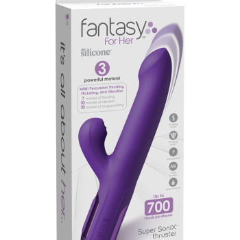 Вибратор Fantasy For Her Super SoniX Thruster - Purple Pipedream 497112PD