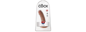 Фаллоимитатор King Cock 6 Cock - Tan Pipedream 550122PD