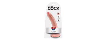 Фаллоимитатор King Cock 7 Cock - Flesh Pipedream 550221PD