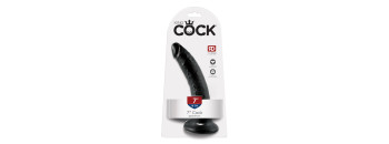 Фаллоимитатор King Cock 7 Cock - Черный Pipedream 550223PD