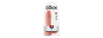 Фаллоимитатор King Cock 8 Cock with Balls - Flesh Pipedream 550721PD