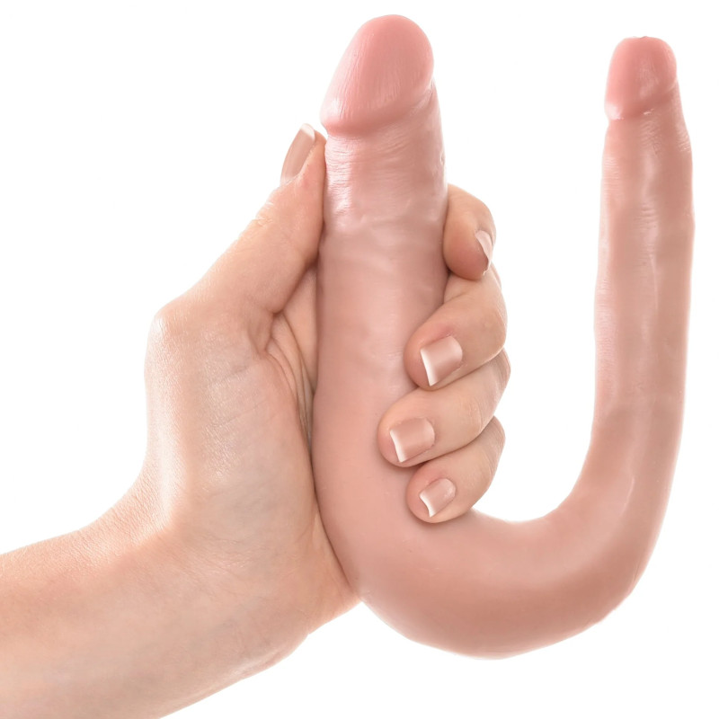 Фаллоимитатор King Cock Small Double Trouble - Flesh Pipedream 551321PD