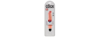 Вибратор King Cock 7 Vibrating Stiffy - Flesh Pipedream 552221PD