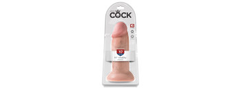 Фаллоимитатор King Cock 10 Chubby - Flesh Pipedream 553621PD
