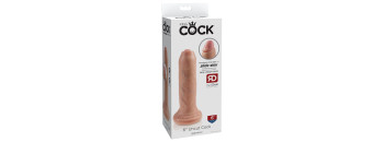 Фаллоимитатор King Cock 6 Uncut - Flesh Pipedream 556021PD