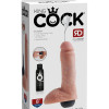 Фаллоимитатор с имитацией семяизвержения King Cock 8