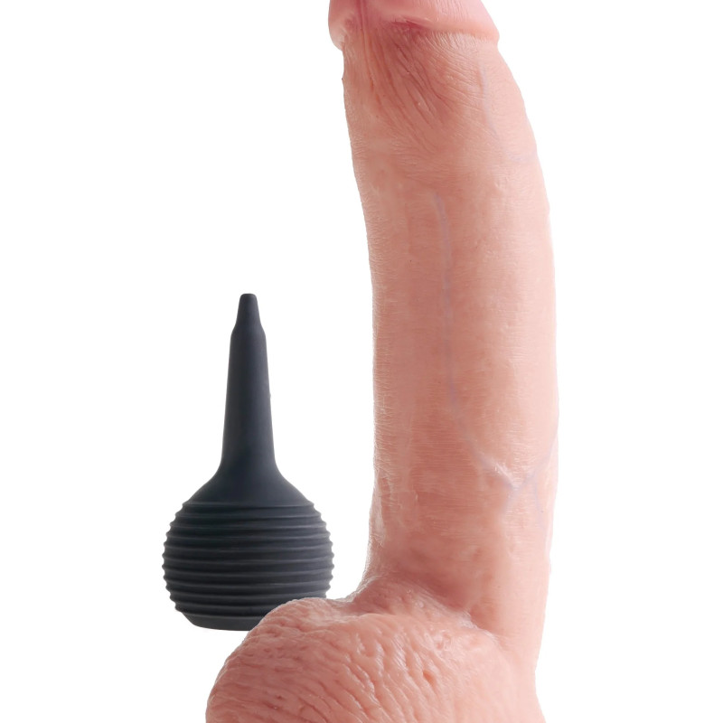 Фаллоимитатор с имитацией семяизвержения  King Cock 9