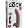 Фаллоимитатор с имитацией семяизвержения  King Cock 9
