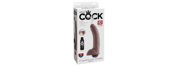 Фаллоимитатор с имитацией семяизвержения  King Cock 9 Squirting Pipedream 560329PD