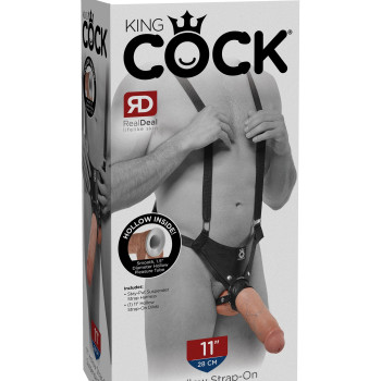 Фаллоимитатор поясной пустотелый с бандажом Pipedream 564221PD