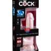 Фаллоимитатор с подвижной мошонкой King Cock Plus 7.5