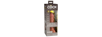 Вибратор KC  Elite 6 Vibrating Silicone Dong - Tan Pipedream 577622PD