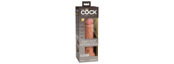 Вибратор KC Elite 8 Vibrating Silicone Dong - Tan Pipedream 577822PD