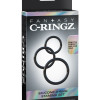 Набор эрекционных колец Fantasy C-Ringz Silicone 3-Ring Stamina Set - Black Pipedream 591223PD