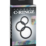 Набор эрекционных колец Fantasy C-Ringz Silicone 3-Ring Stamina Set - Black Pipedream 591223PD