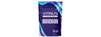 Презервативы VITALIS Premium №15 ribbed - ребристые 52mm 5559VP