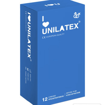 Презервативы Unilatex Natural Plain 12 шт +3 шт в подарок 3013Un