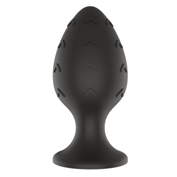 Силиконовая анальная пробка черная M (6.7*3.5cm) 3302-02