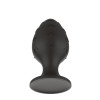 Силиконовая анальная пробка черная M (6.7*3.5cm) 3302-02