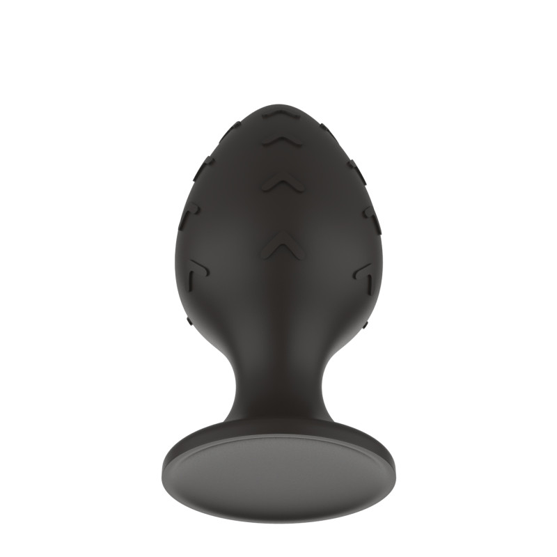 Силиконовая анальная пробка черная M (6.7*3.5cm) 3302-02