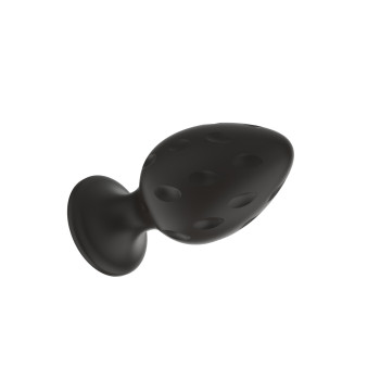 Силиконовая анальная пробка черная S (5.8*2.8cm) 3304-01