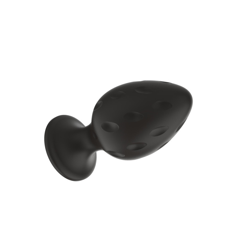 Силиконовая анальная пробка черная S (5.8*2.8cm) 3304-01